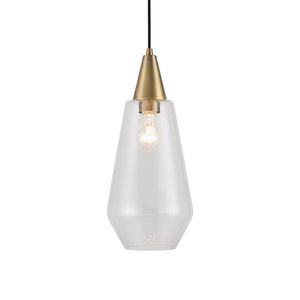 Uttermost Eichler Antique Brass 1 Light Mini Pendant