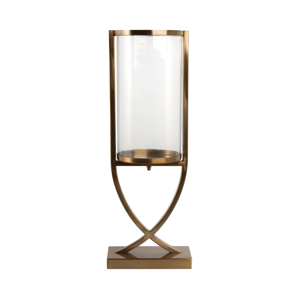 23" Tomah Small Gold Candle Holder