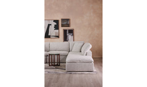 Terra Condo Corner Chair Neverfear™ Fabric Coastside Sand