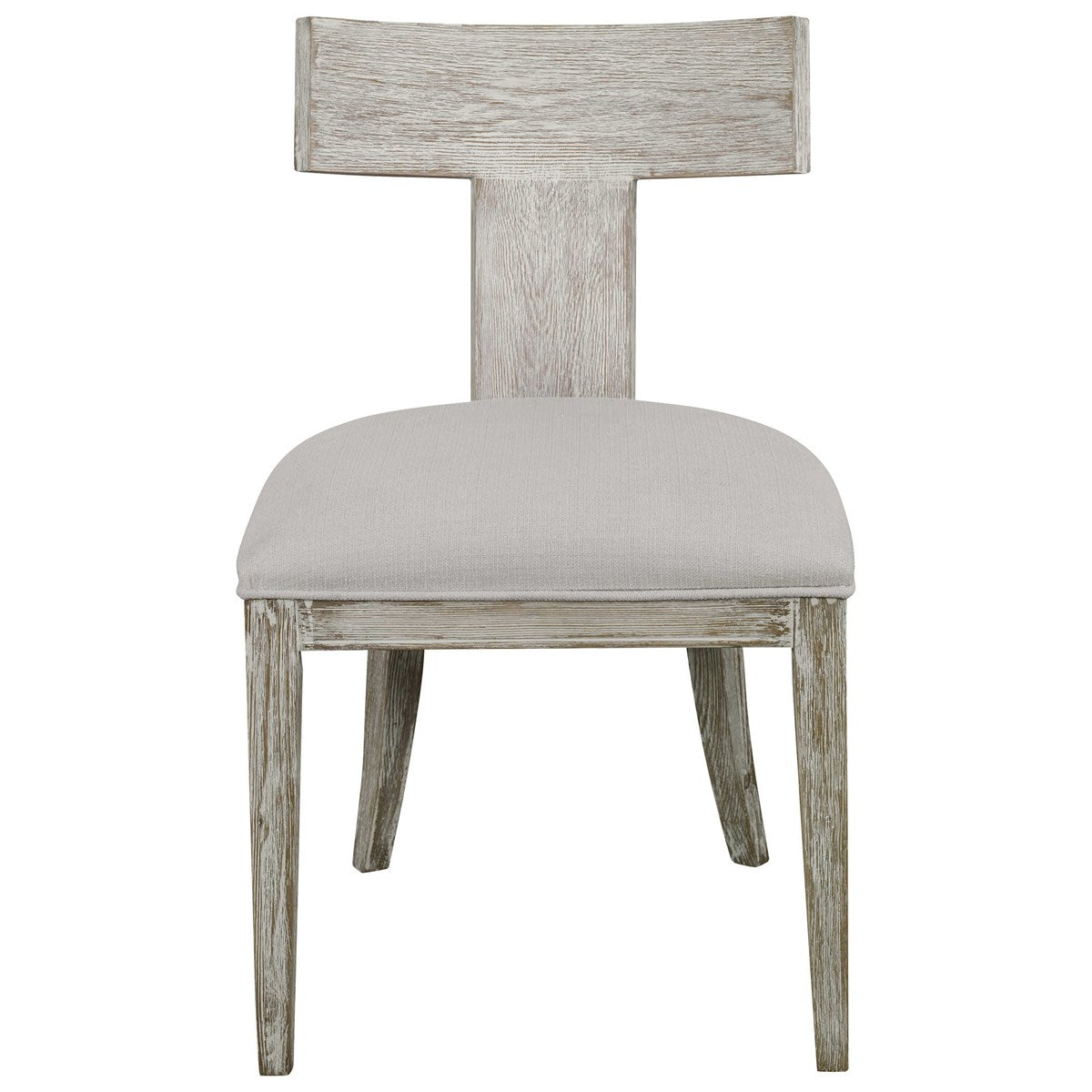 Idris Armless Chair, White