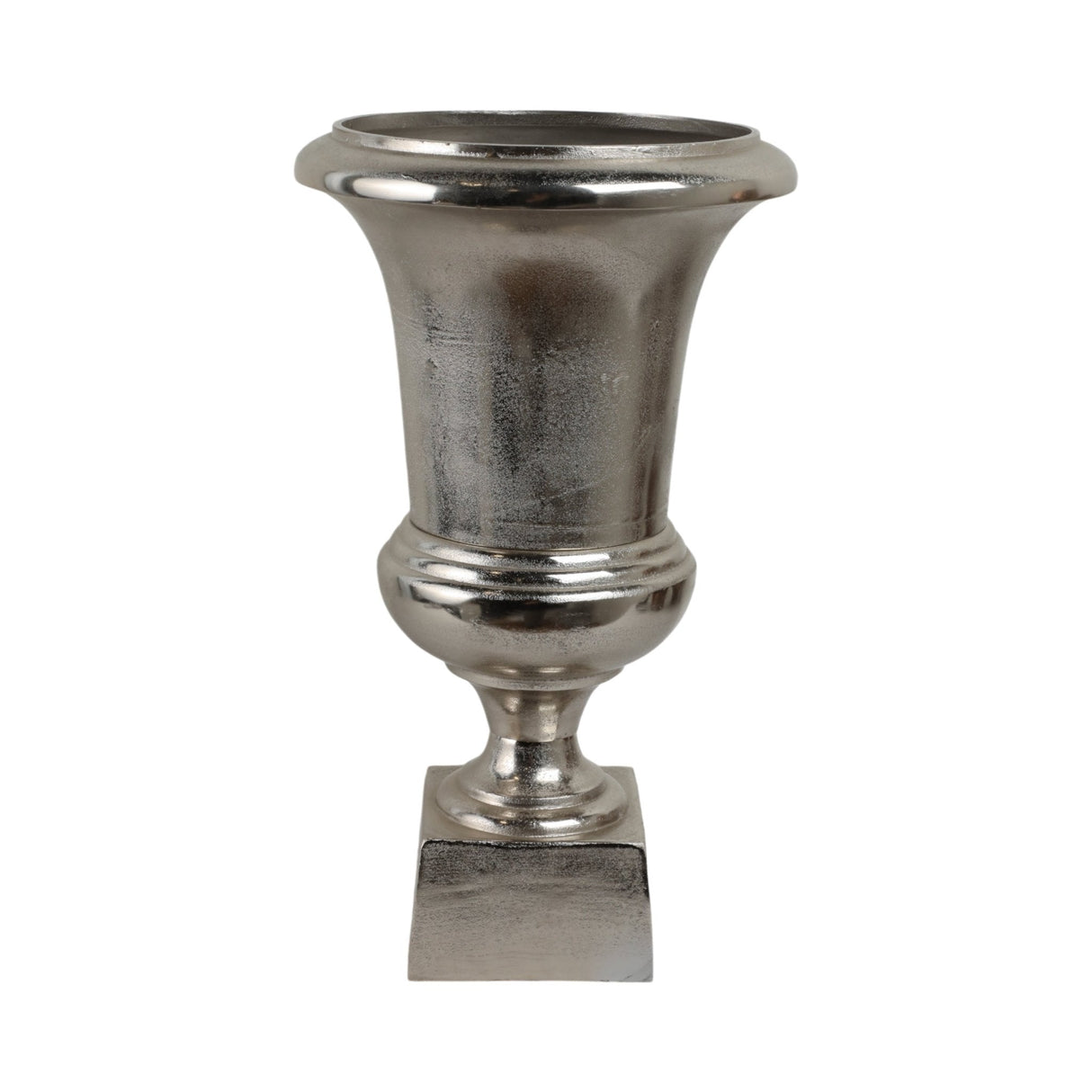 24" Kenosha Silver Aluminum Urn
