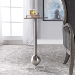 Laton Accent Table, Silver