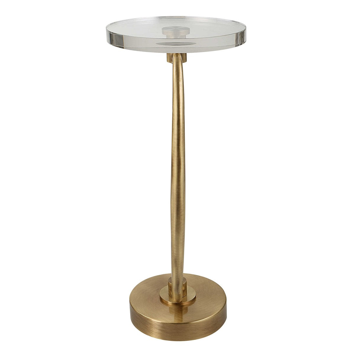 Waveney Drink Table, Brass