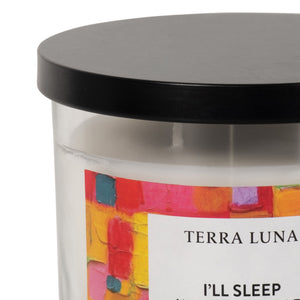 4" 12 Oz Sleep When I'm Dead Lidded Candle