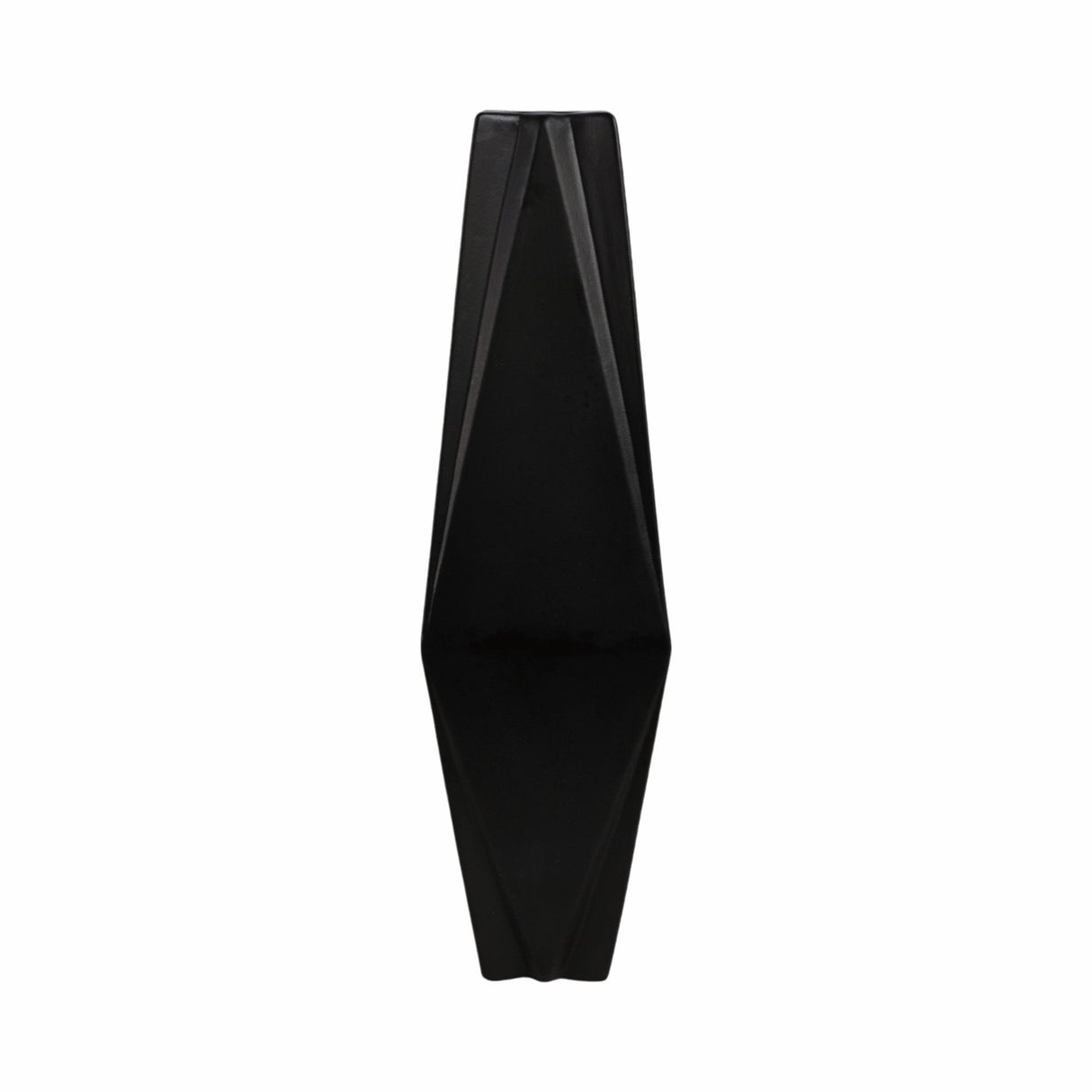 26" Bonney Medium Black Cer Vase