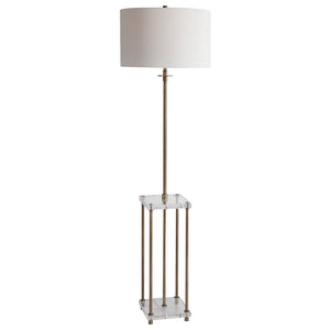 Uttermost Palladian Antique Brass Floor Lamp