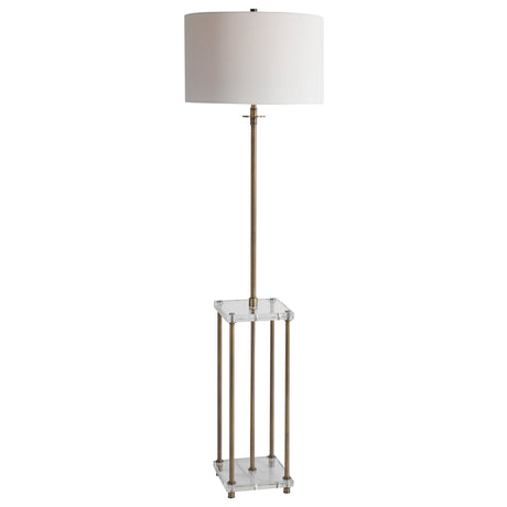 Uttermost Palladian Antique Brass Floor Lamp