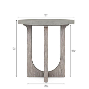 Vault Round End Table