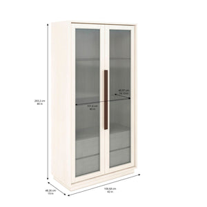 289 - Blanc - Display Cabinet