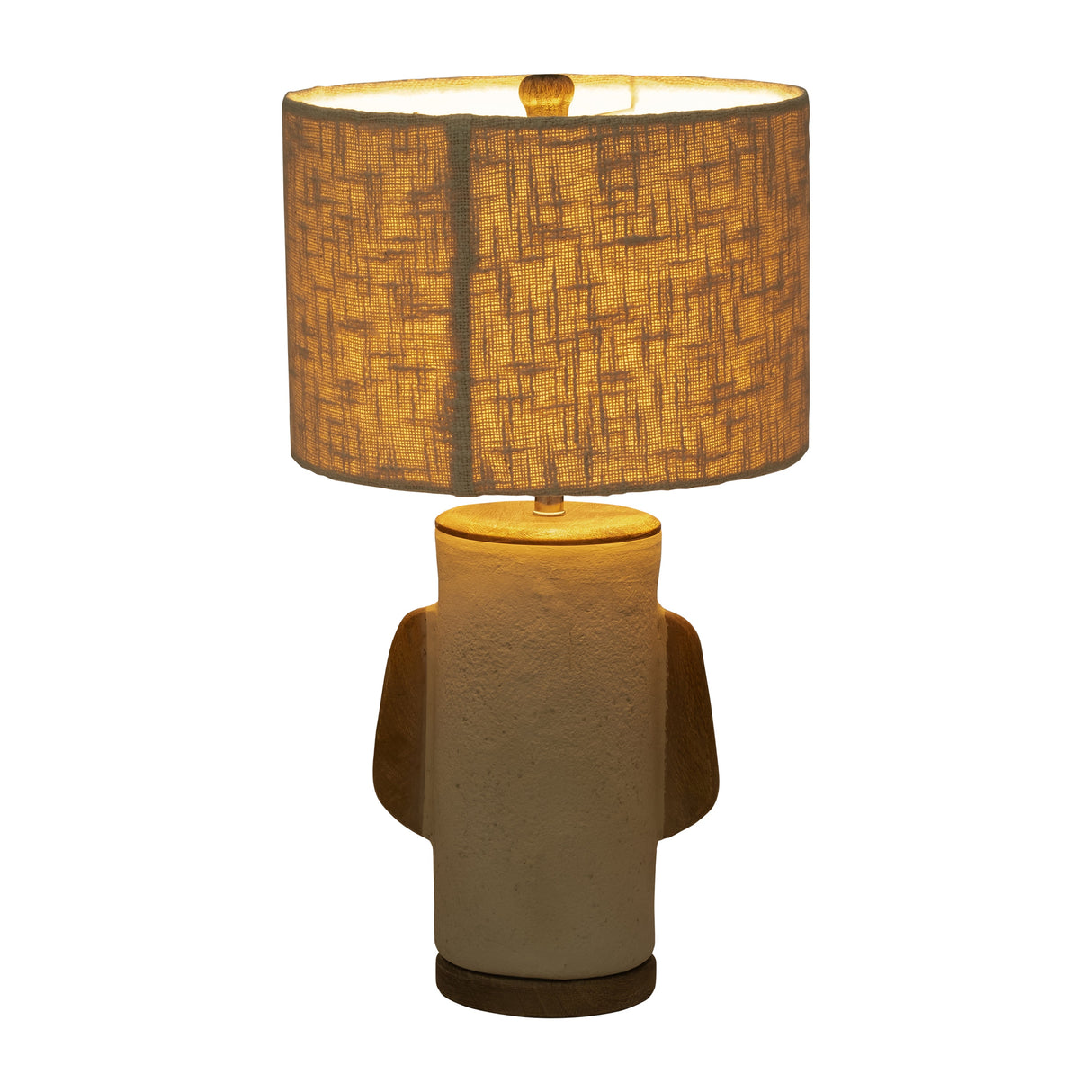 Ecomix, 24" Organic Table Lamp, Ivory