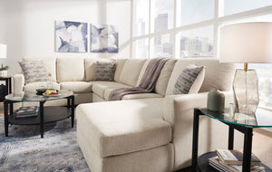 Edenfield White Laf Sectional