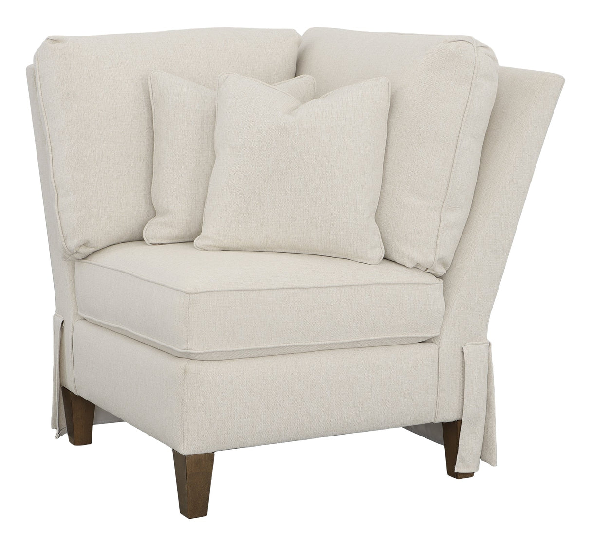 Kelly Skirted Corner Chair
