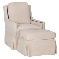 Kelly Skirted Swivel Glider