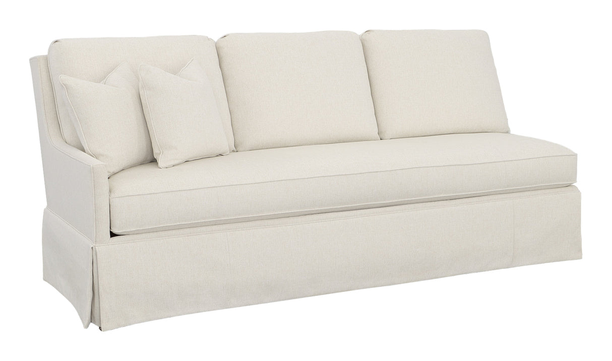 Kelly Skirted Left Arm Sofa