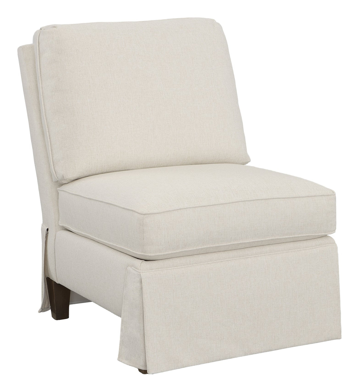 Kelly Skirted Armless Sectional Chair