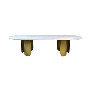 Oval Marble Dining Table -8 Persons