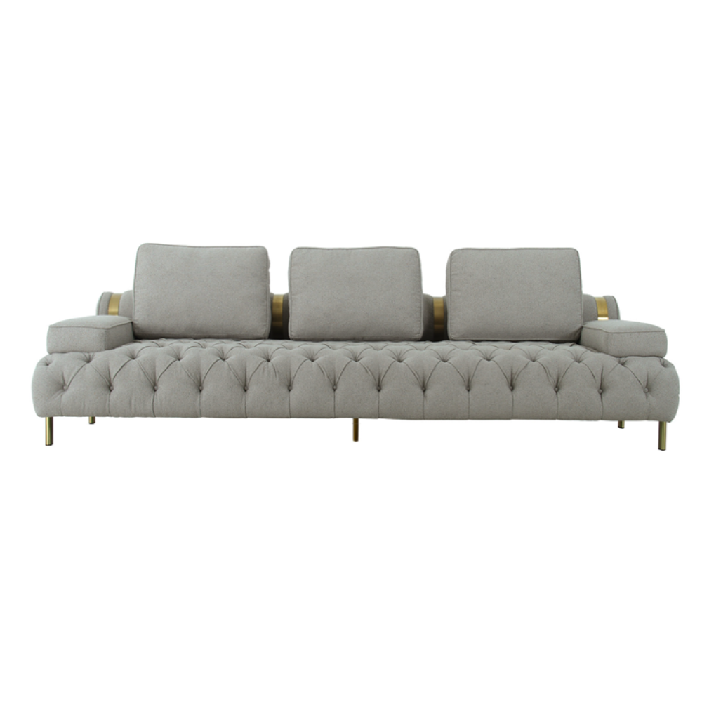 Golden Brushed Sofa set