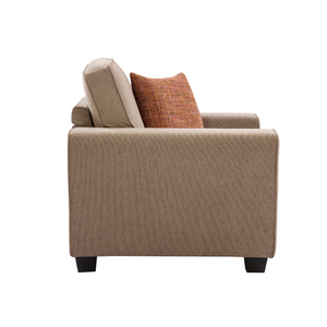 Fernley Friendly Caramel Sofa Set