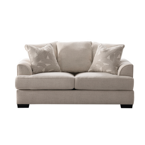 Harvey Beige Living Room set ( Sofa+ Loveseat)