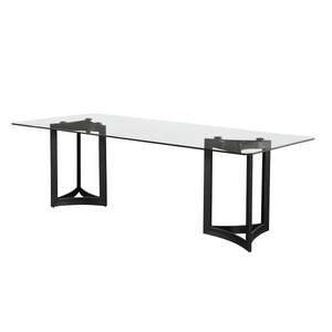 Alexa Glass Top Dining Table