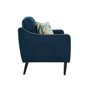 Anchorage Aura Dark Blue Loveseat (140cm)