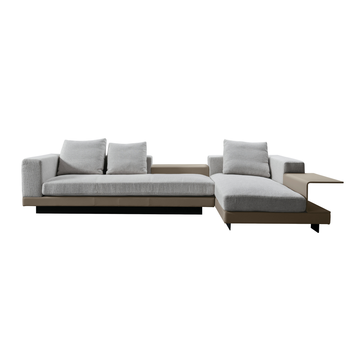 Timeless Treasures White/Oatmeal Sectional W334