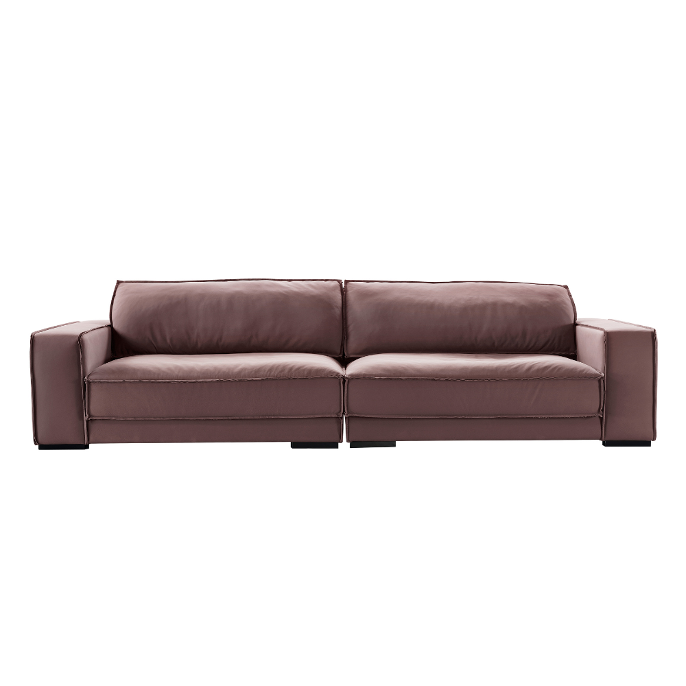 Lulu Burgundy Sofa