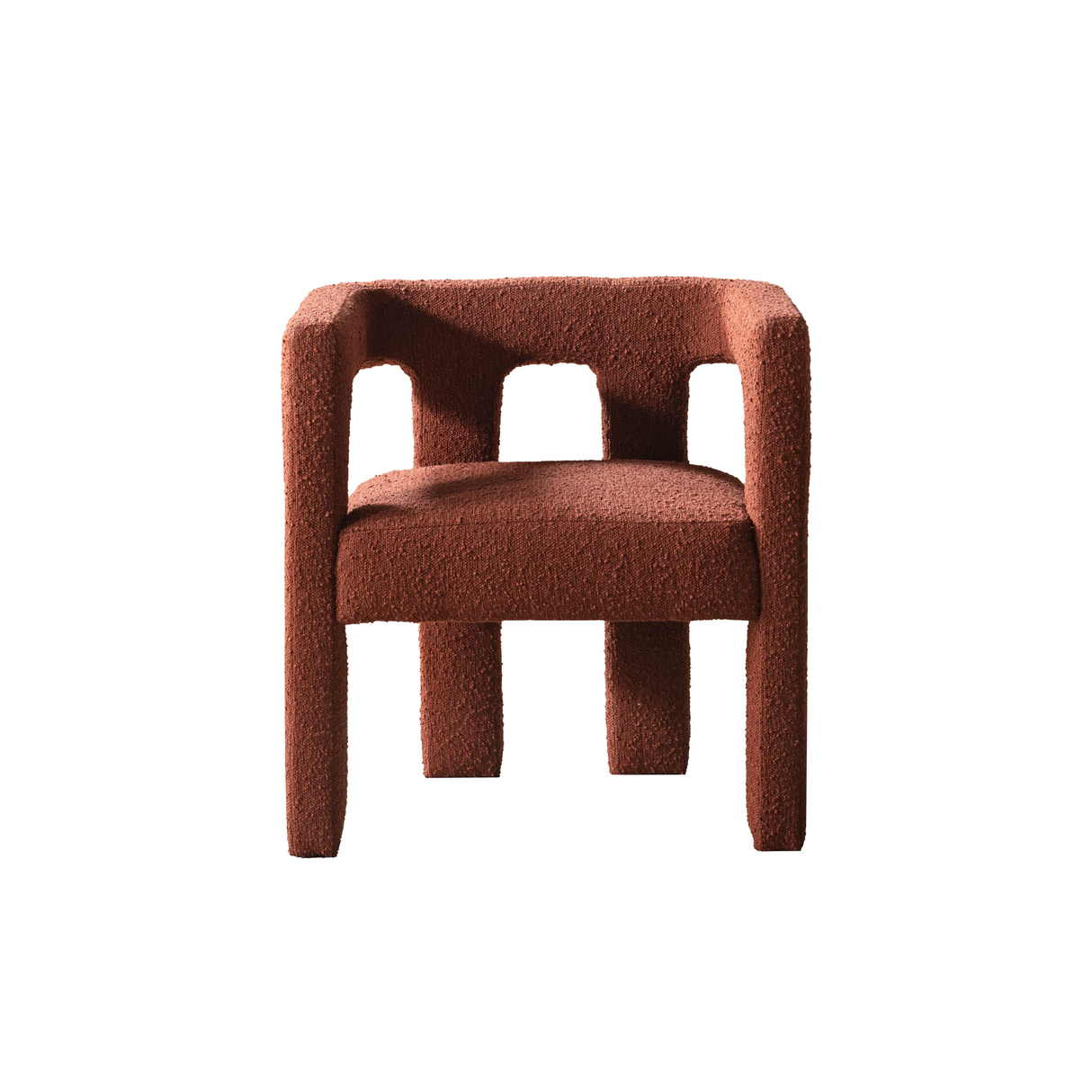 Boucle Touch Caramel Dining Chair W65