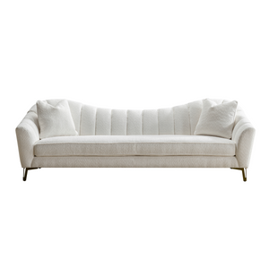 Luca Ivory 4 Seater Sofa W252