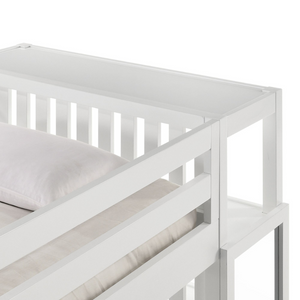 Brian Twin Over Full Bunk Bed W/Three Storage Drawers In White