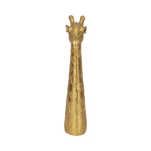 16" Giraffe Head Tabletop Decor, Gold