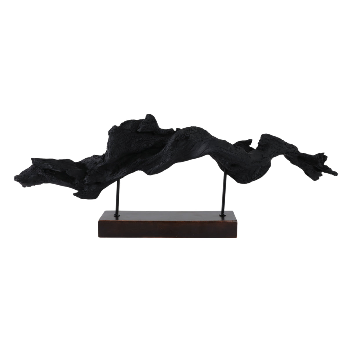 34" Deaver Faux Wood Statuary, Black