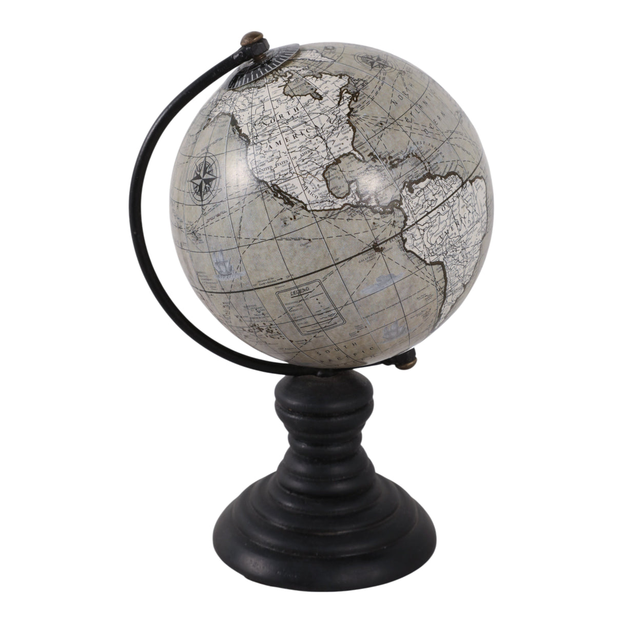 6" Foster Teal Globe