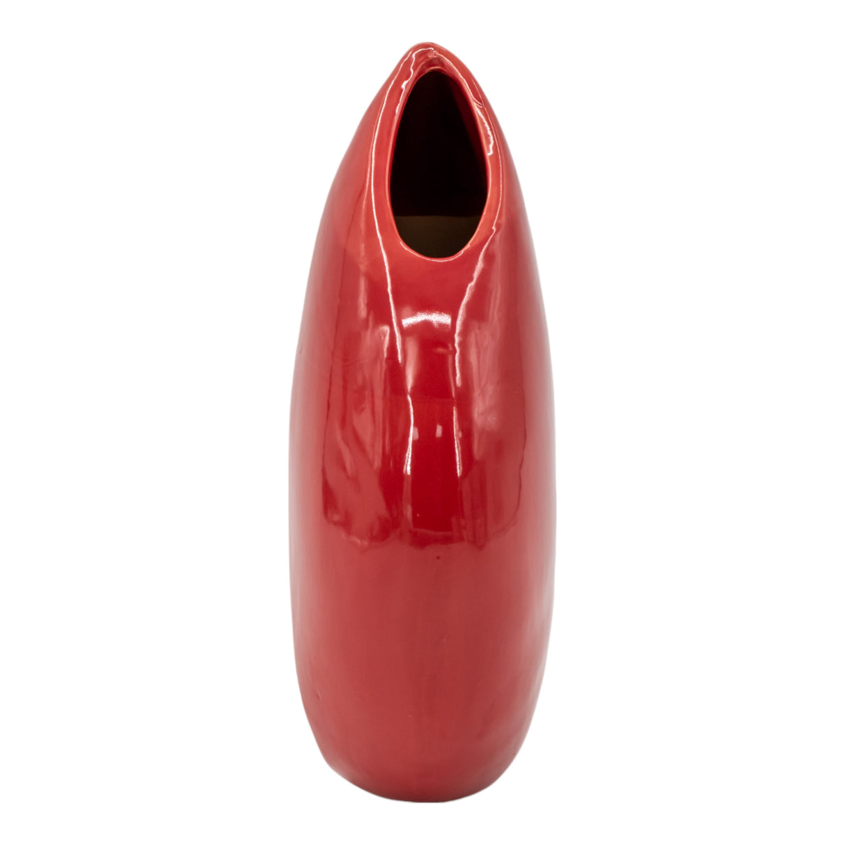 13" Varena Small Red Vase
