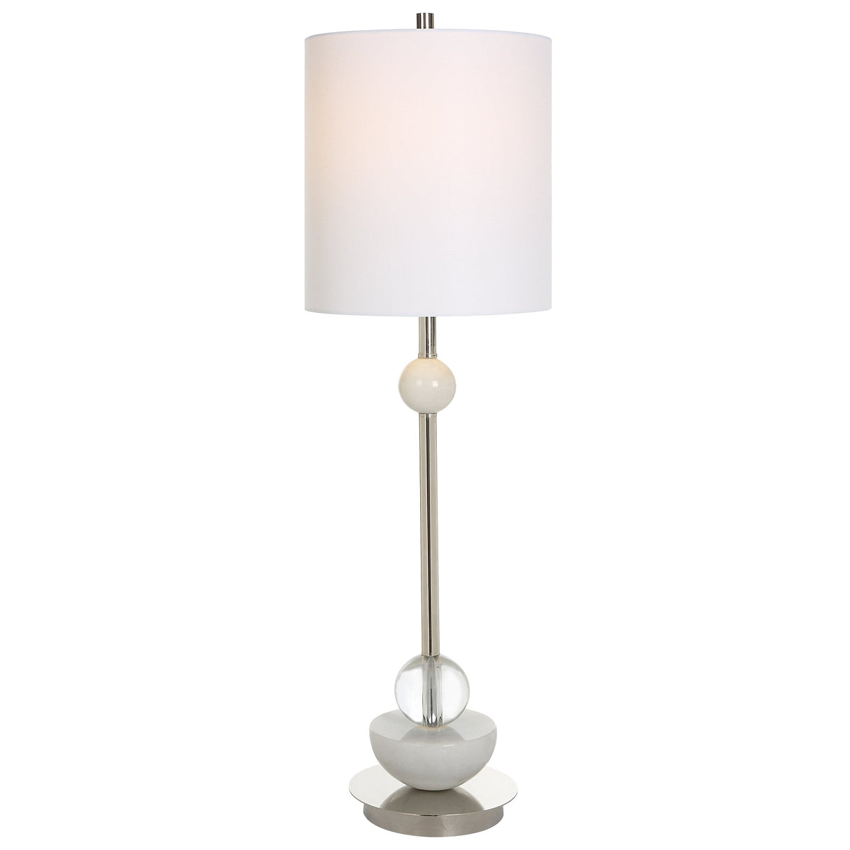 Uttermost Exposition Nickel Buffet Lamp