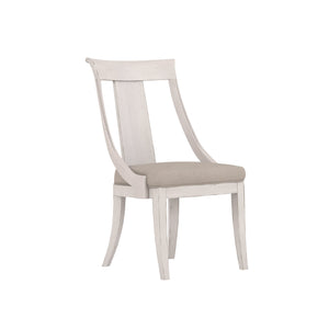 Alcove Side Chair in Belgian Ivory