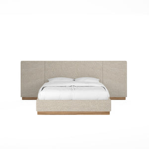 323 - Portico-5/0 Upholstered Bed w/End Panel