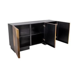 60" Lavish Mango Wood Sideboard, Brown