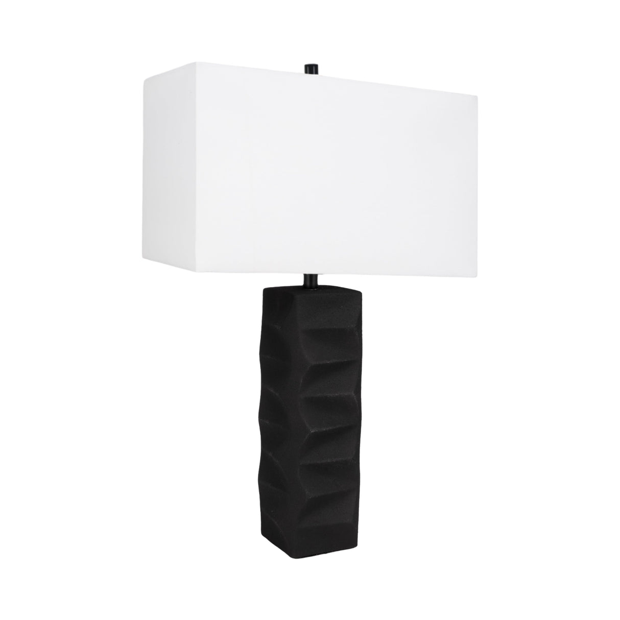 31" Tall Contemporary Table Lamp, Black