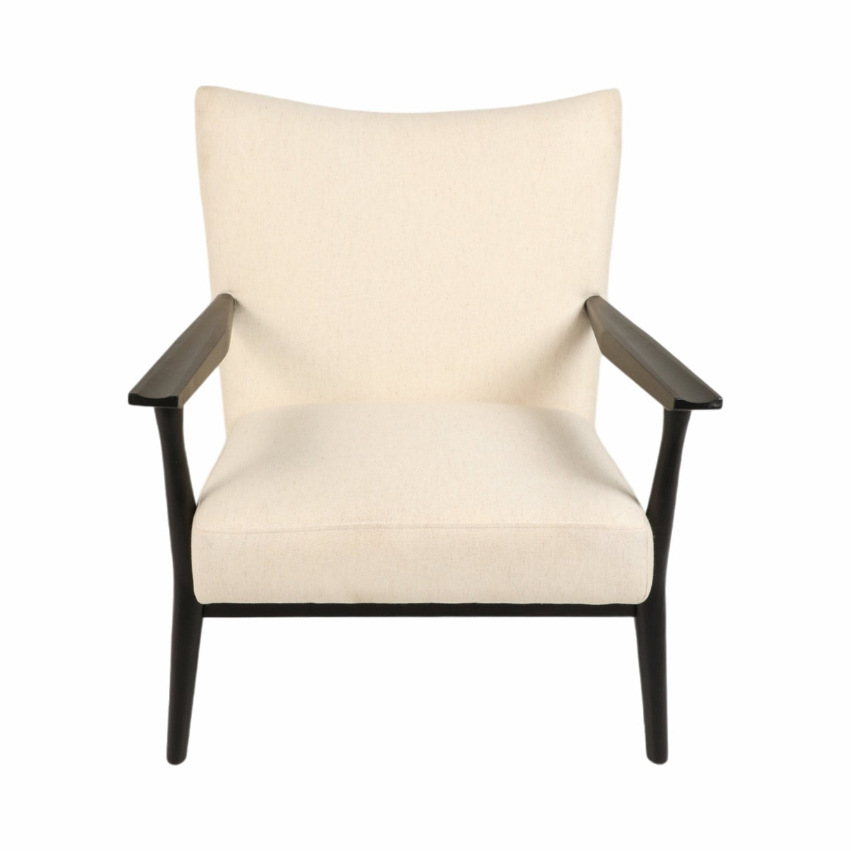 33" Cardoso Accent Chair, White/black