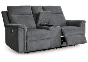 Barnsana Power Reclining Loveseat with Console