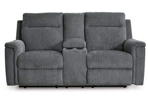 Barnsana Power Reclining Loveseat with Console