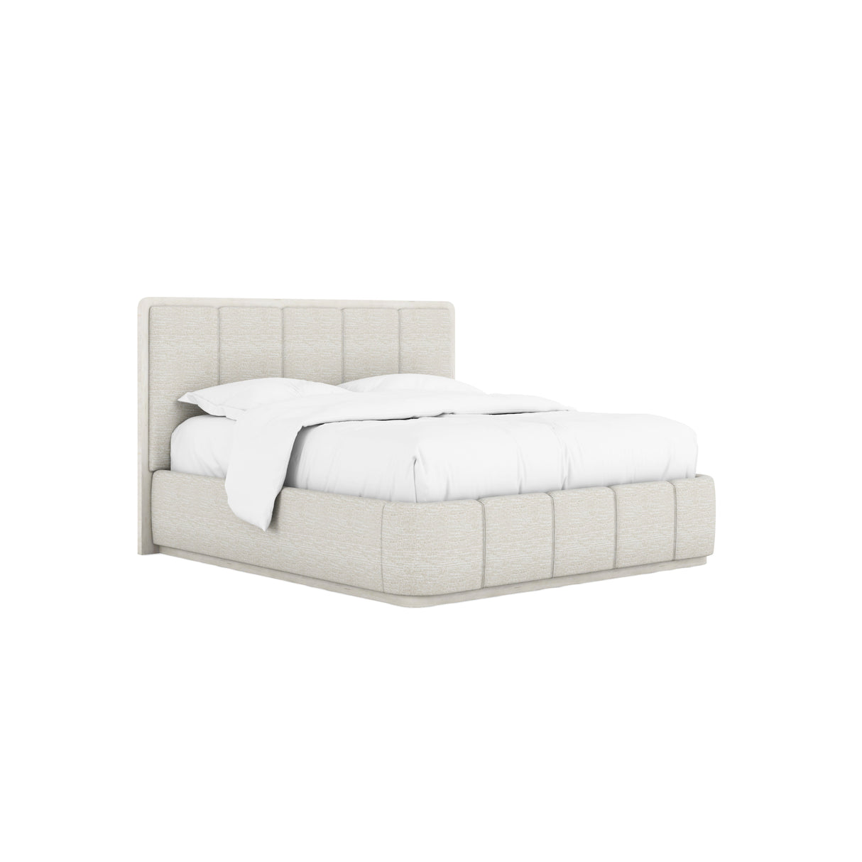 Ashlar King Uph Panel Bed