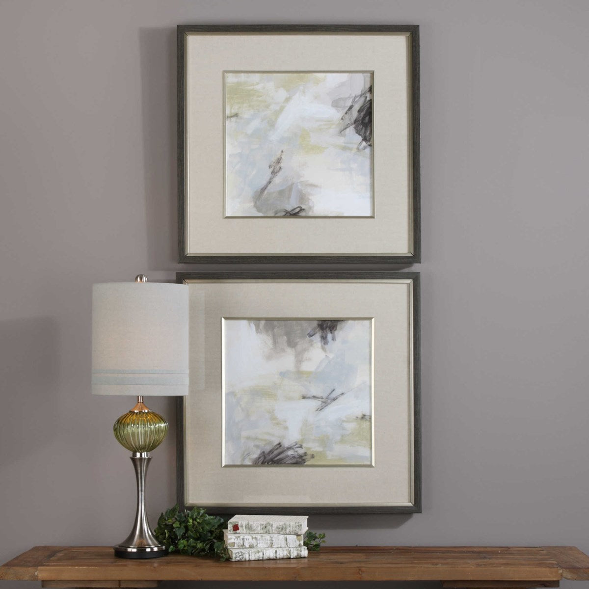 Abstract Vistas Framed Prints, S/2