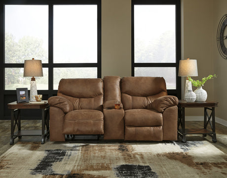 Boxberg Reclining Loveseat with Console