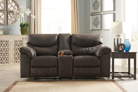 Boxberg Reclining Loveseat with Console