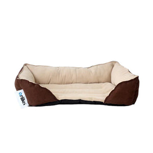 [53msa-brownxbeige] Mike Pet Bed (Sabia, Medium, BrownXBeige)