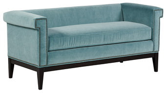 Greek Key Arm with Loose Seat Bench