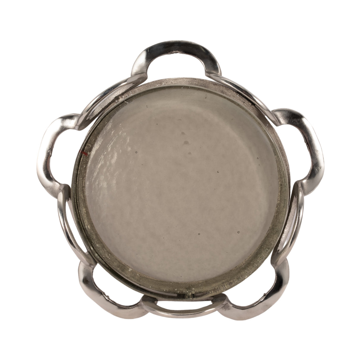 13" Palmas Small Silver Link Tray