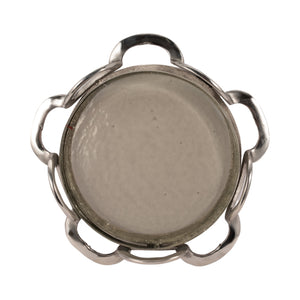 13" Palmas Small Silver Link Tray